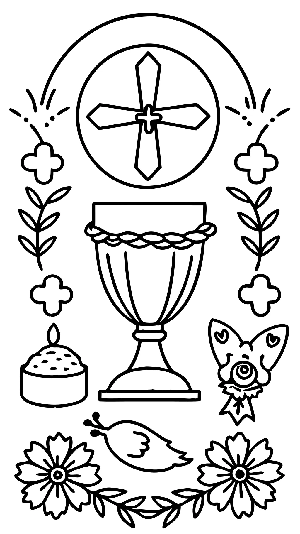 communion coloring pages